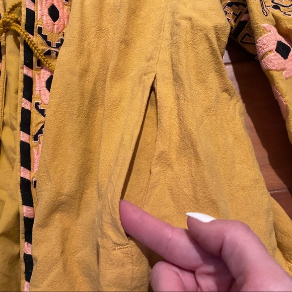 Free People Embroidered Swingy Jacket S - Picture 9 of 14